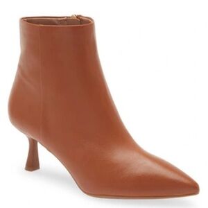 Louise et Cie Saddle Tan Heeled Boots